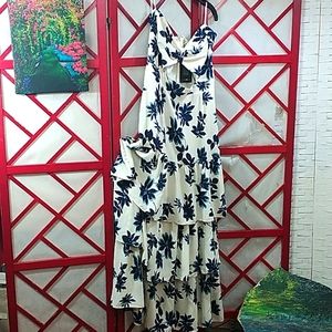 Plus Size Tiered Cut Out Maxi